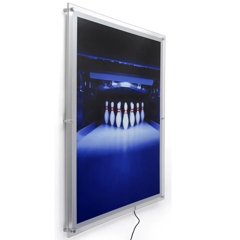 A3 Itin ryškus Slim Wall Nukirptas Ekranų LED Šviesos Kišenėje Interjero Ekrano, Teatro Paroda