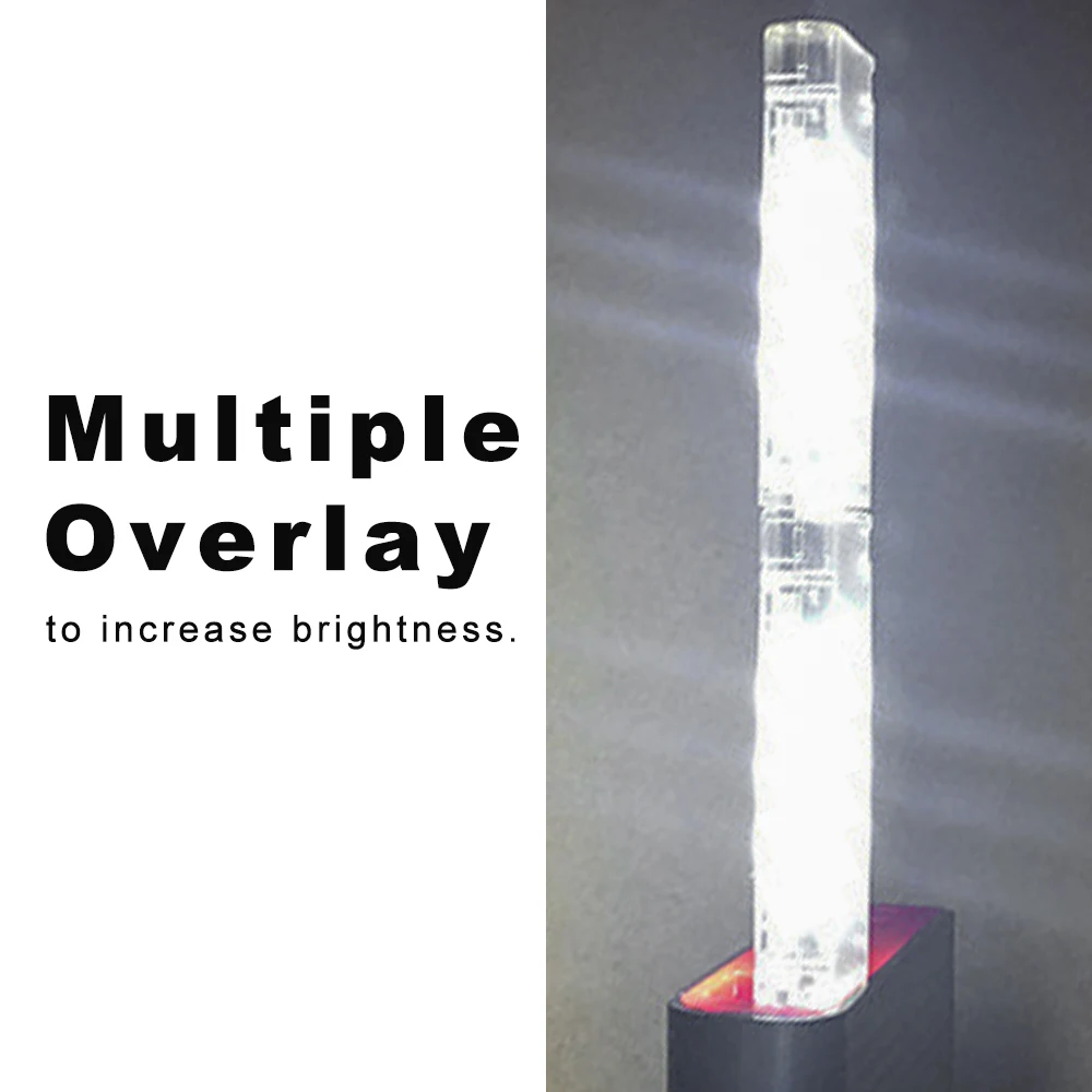 12LEDs Mini Lempa USB LED Nakties Šviesos Vyrų ir Moterų Sąsaja Didina Dvigubo išmetamųjų Teršalų Skaitymo Šviesos Ultrabright Knygos Šviesa